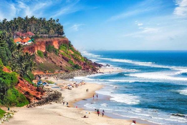 Varkala Clif beach 2023